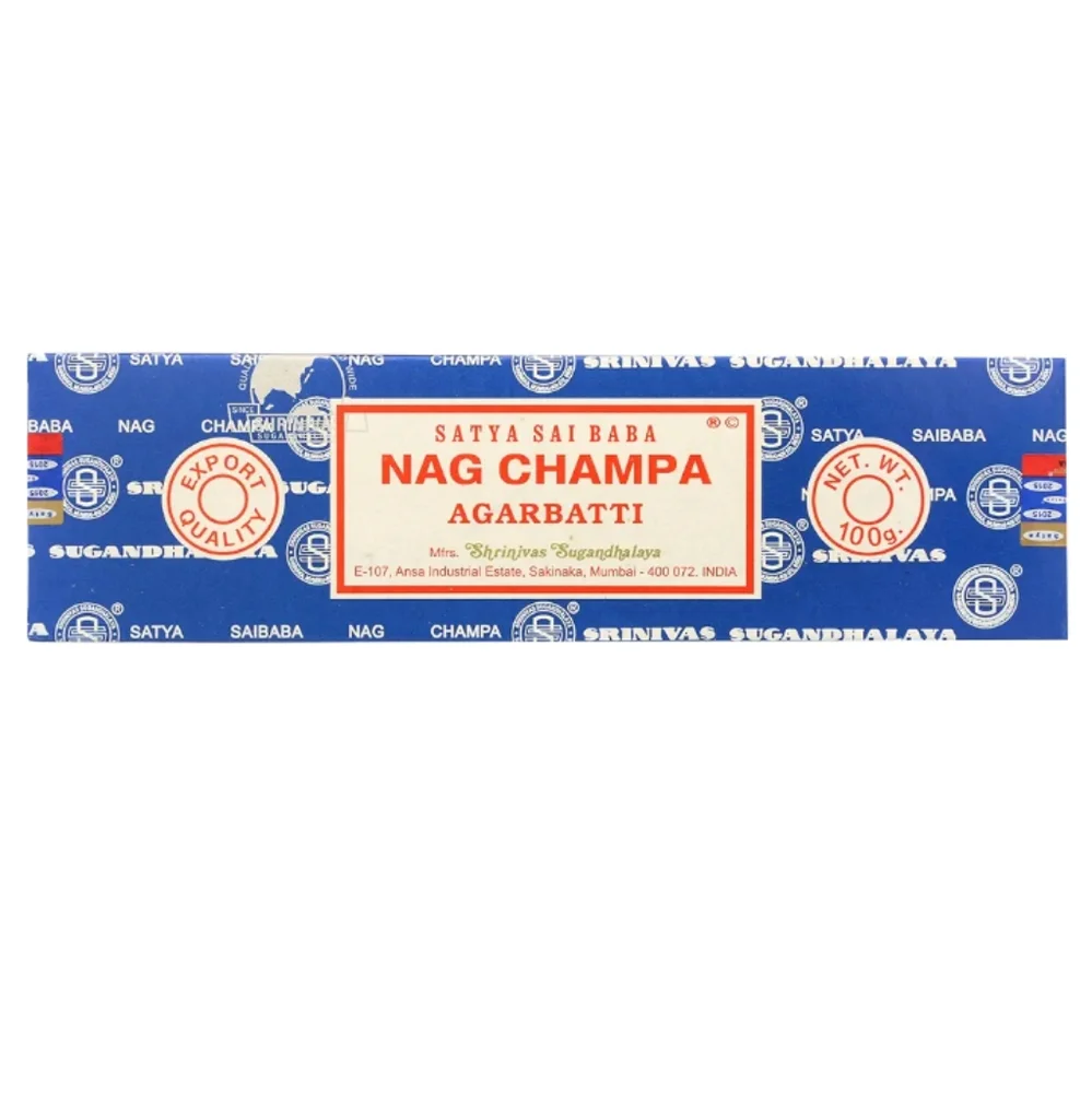 Satya Sai Baba Nag Champa Agarbatt India Insence 100g